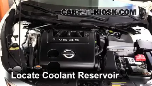 2015 Nissan Altima SL 3.5L V6 Coolant (Antifreeze) Check Coolant Level
